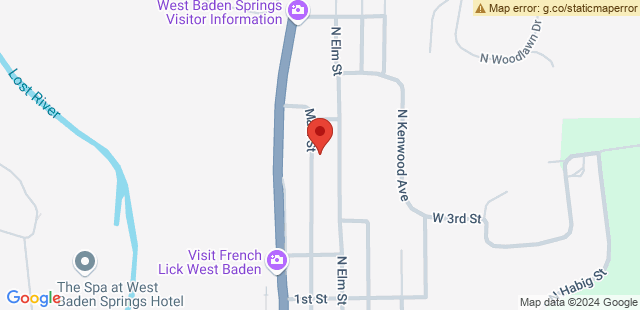 Map of 942+Main+Street+West+Baden+Springs%2C+IN+47469